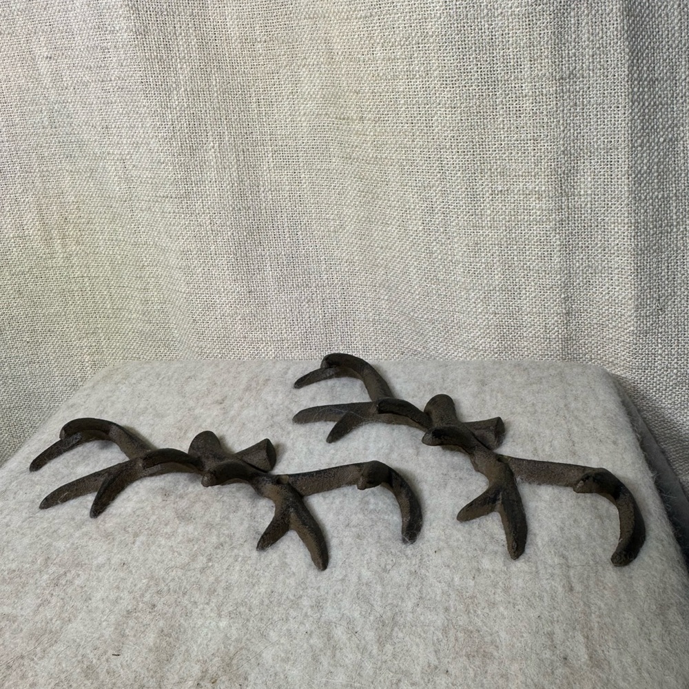 Antler wall hooks, key holder, hat rack